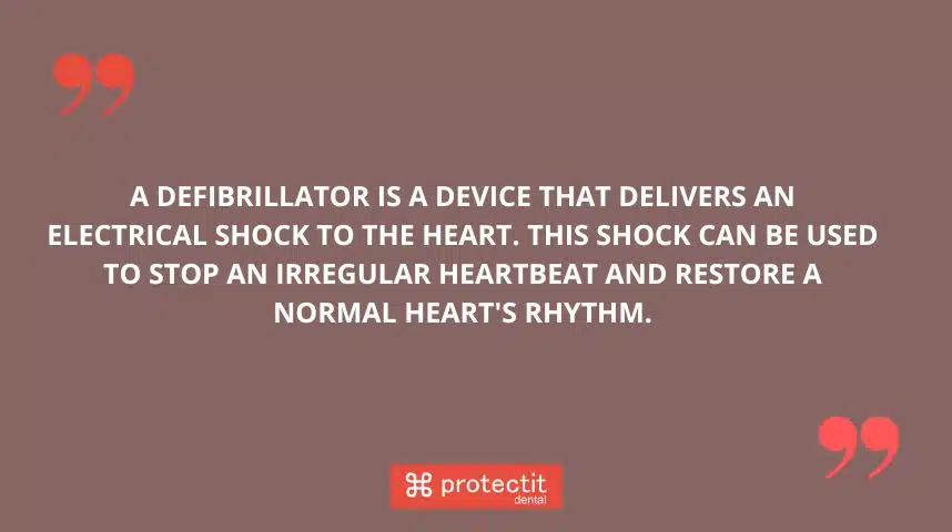 How does a defibrillator work